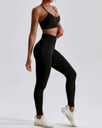 Zuri Seamless Leggings - Schwarz