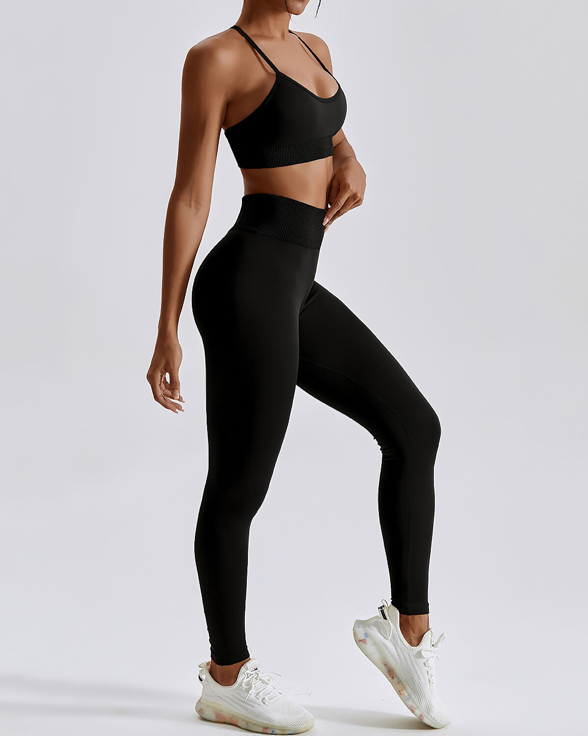 Zuri Seamless Leggings - Schwarz