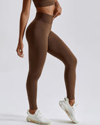 Zuri Seamless Leggings - Dark Brown