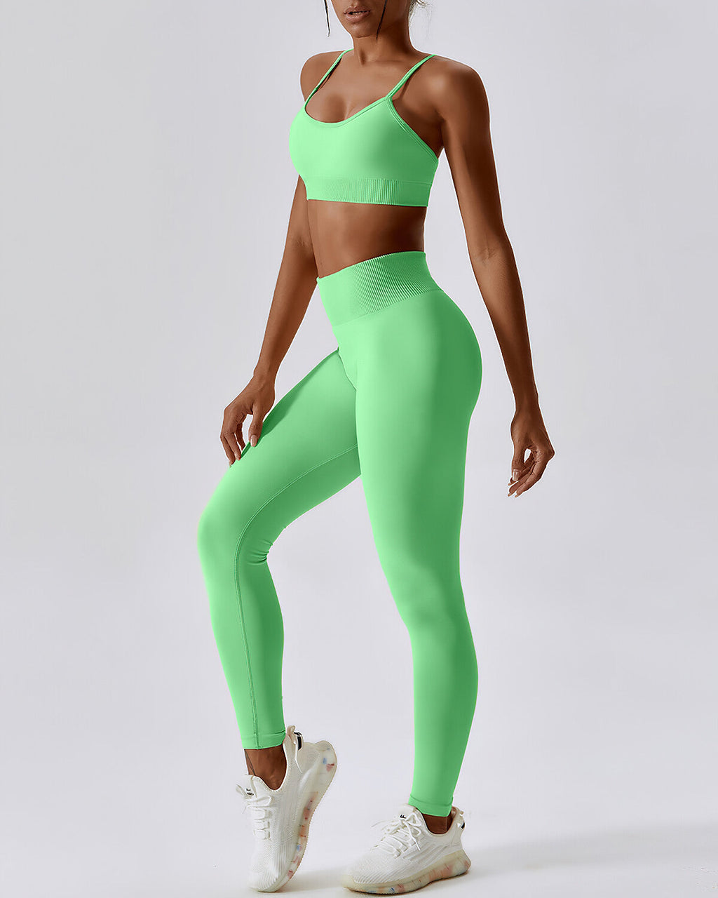 Zuri Seamless Leggings - Grün