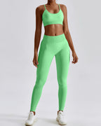 Zuri Seamless Leggings - Grün
