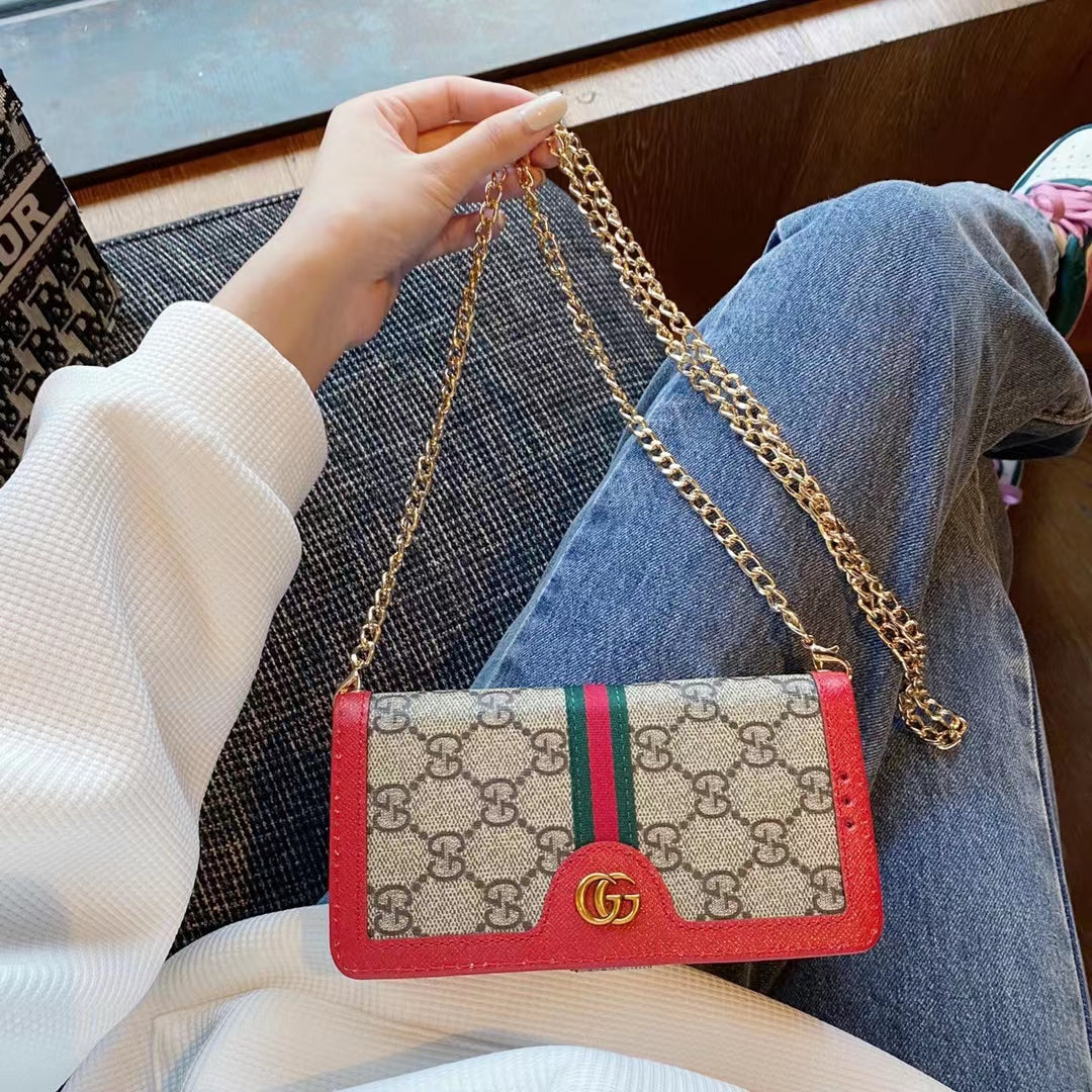 Hochwertige diagonale Handyhülle