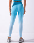 Leggings senza cuciture Calico Ombre - Azzurro cielo