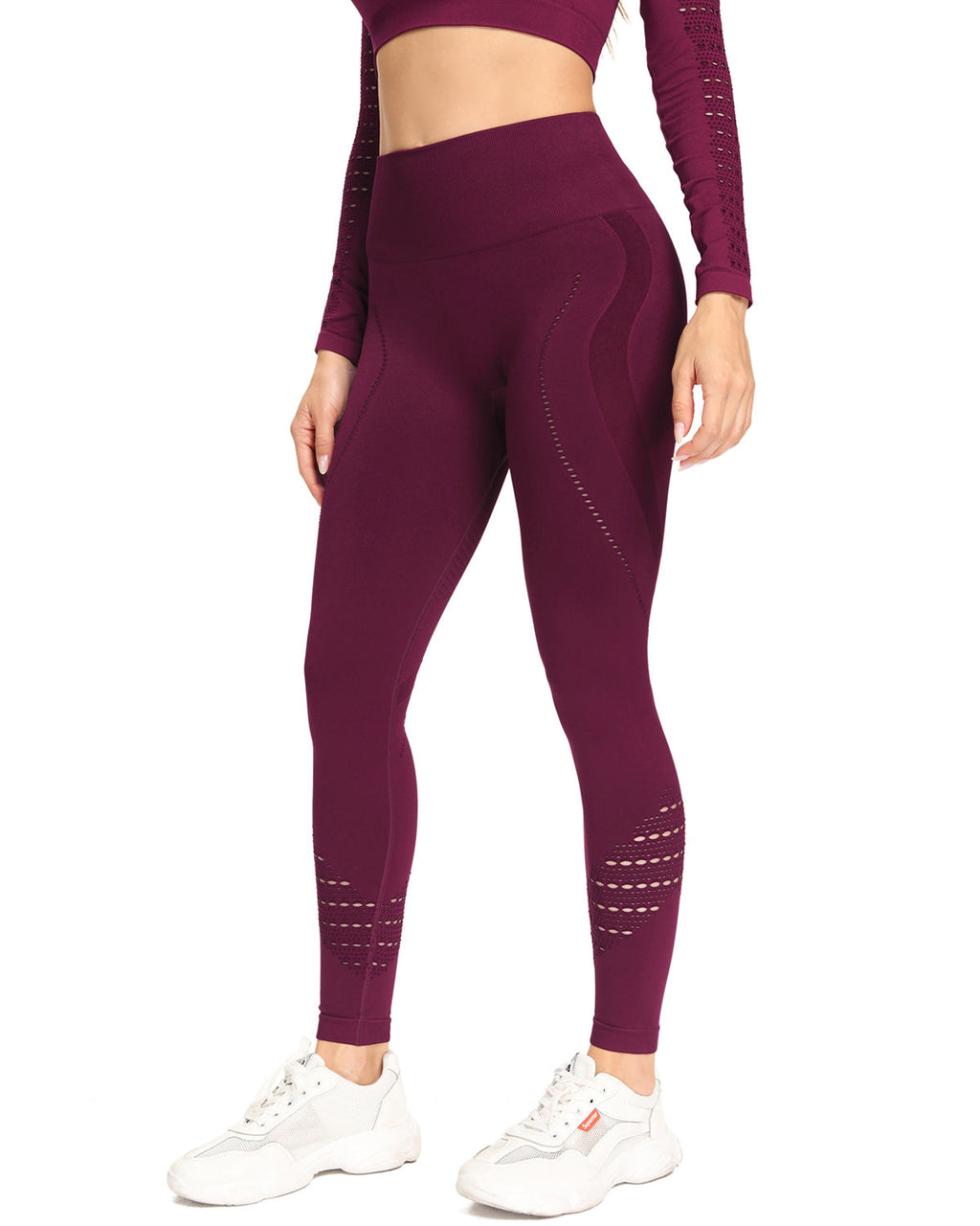 Catriona Nahtlose Leggings - Rot