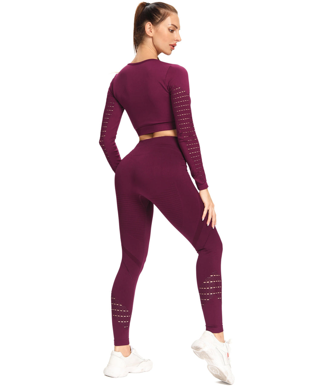 Catriona Nahtlose Leggings - Rot