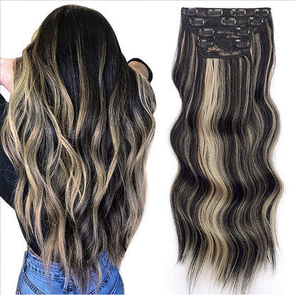 Long Wavy Clip in Hair Extensions (4PCS)