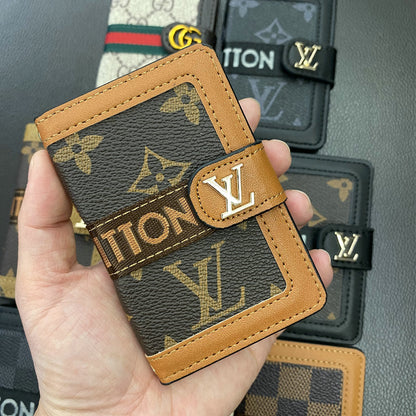 Leather High Quality Flip Card Wallet