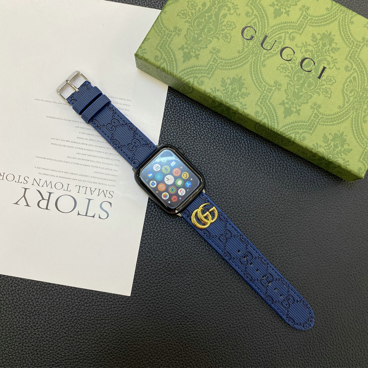 Herbstliche Lacklederarmbänder für die Apple Watch 