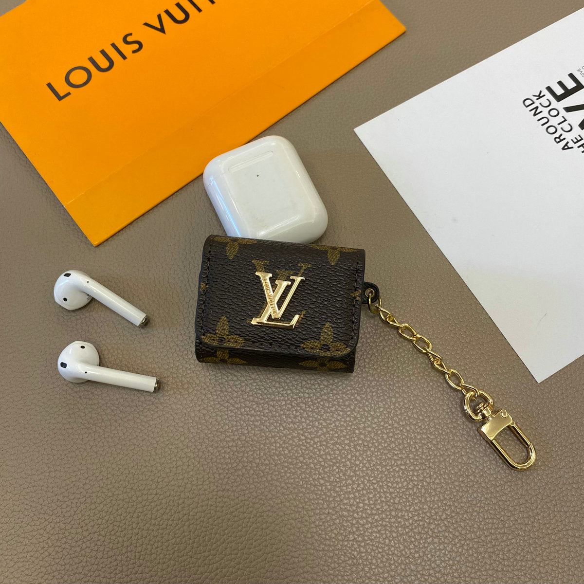 Custodie protettive per AirPods in pelle bionica 