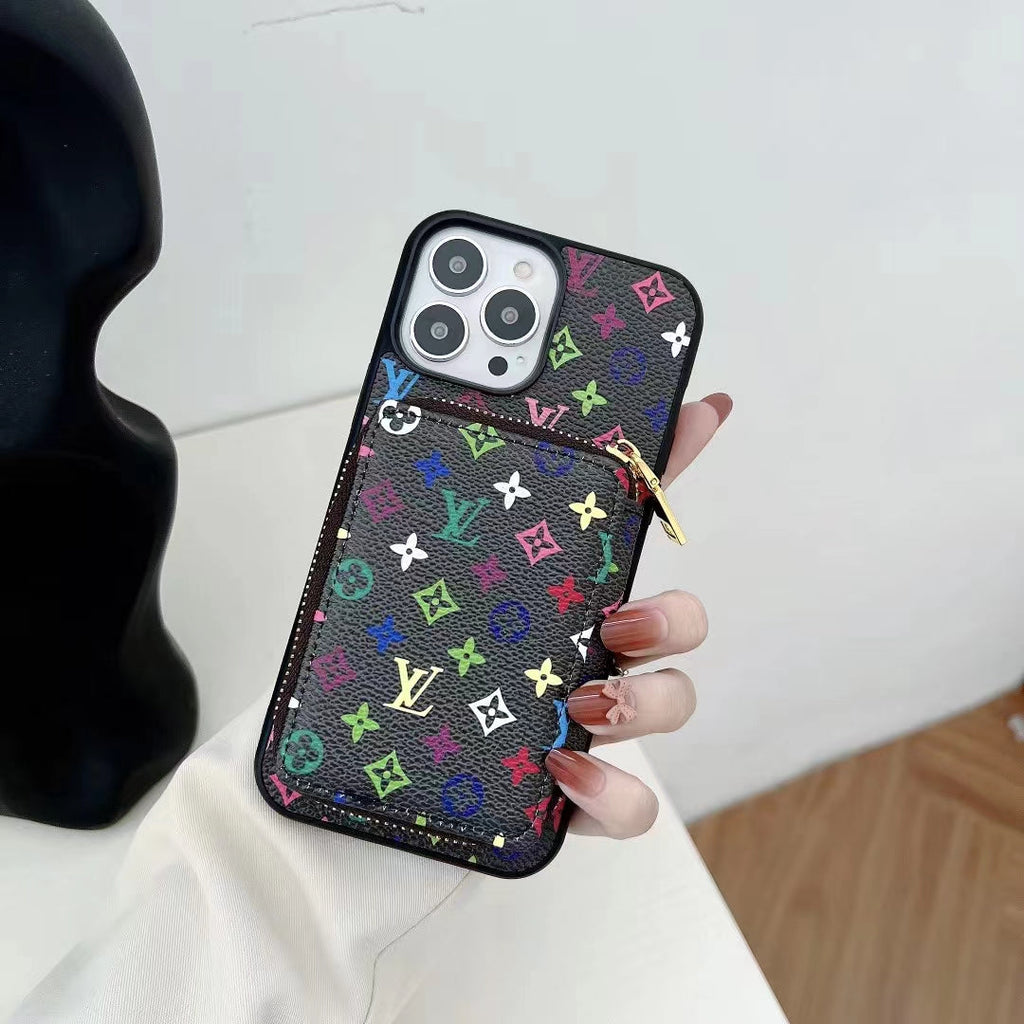 Klassische Brieftaschen-Handyhülle für iPhone
