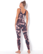 Diamond Dye Seamless Leggings - Purple