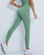 Domele Nahtlose Leggings - Grün