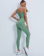 Domele Nahtlose Leggings - Grün