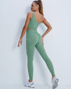 Domele Nahtlose Leggings - Grün