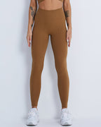 Domele Nahtlose Leggings - Braun