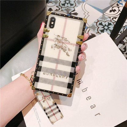 Latticed Printed Phone Case For iPhone