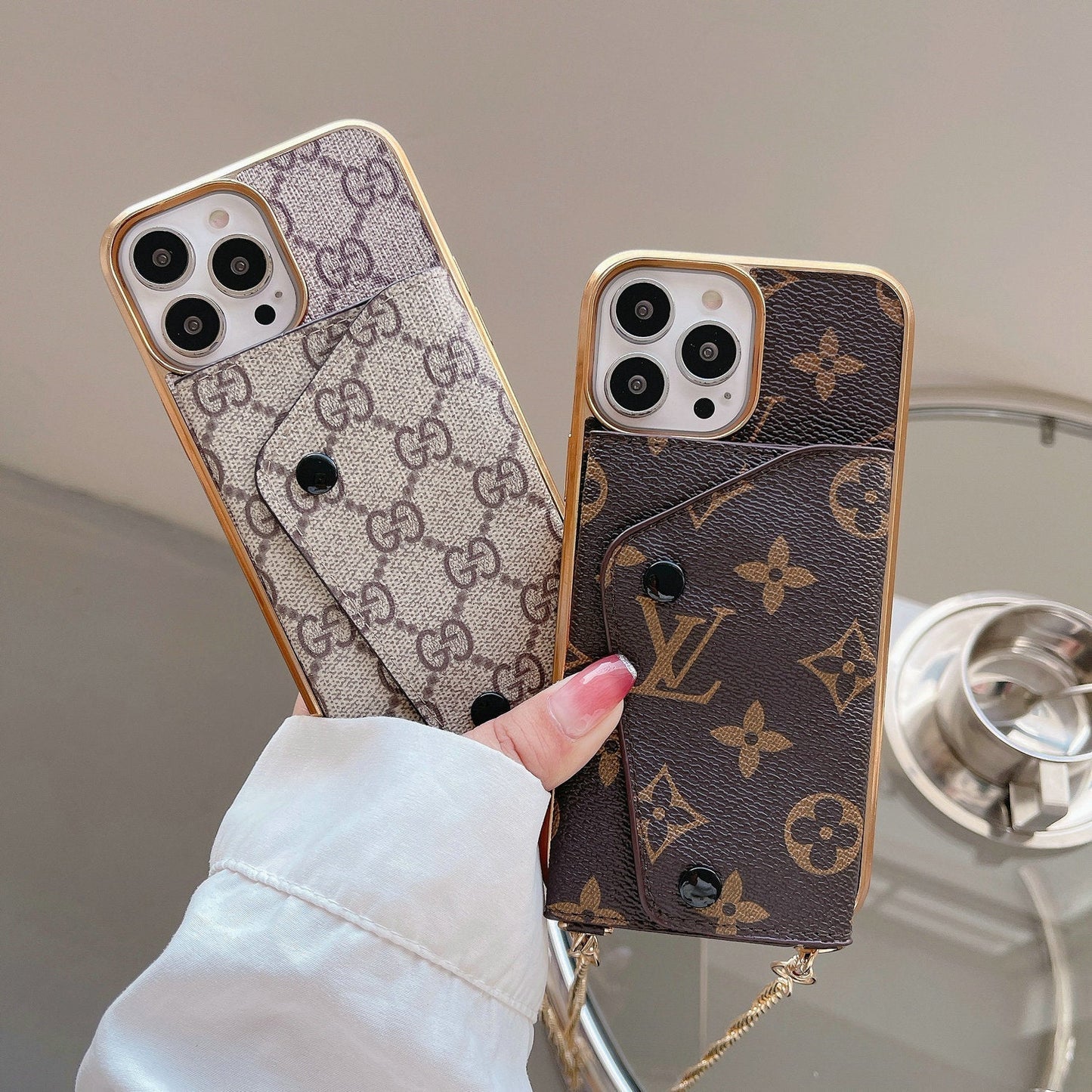 Crossbody Card Phone Case For iPhone