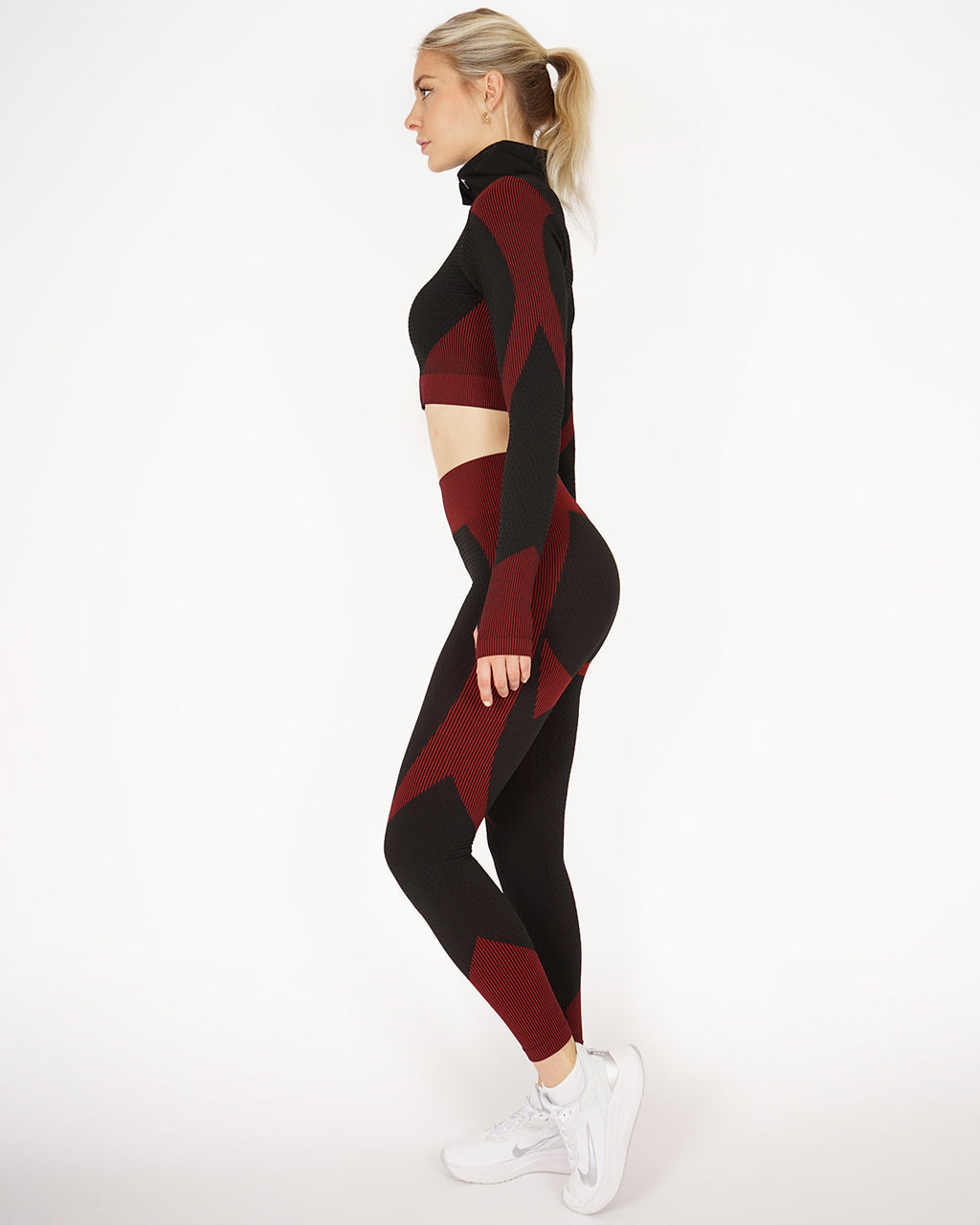 Embrace Nahtlose Leggings - Rot