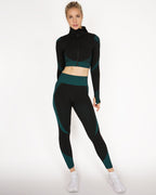 Embrace Nahtlose Leggings - Grün