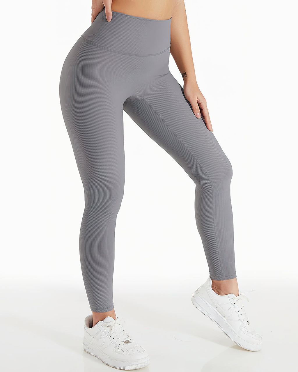 Eryn Nahtlose Leggings - Grau
