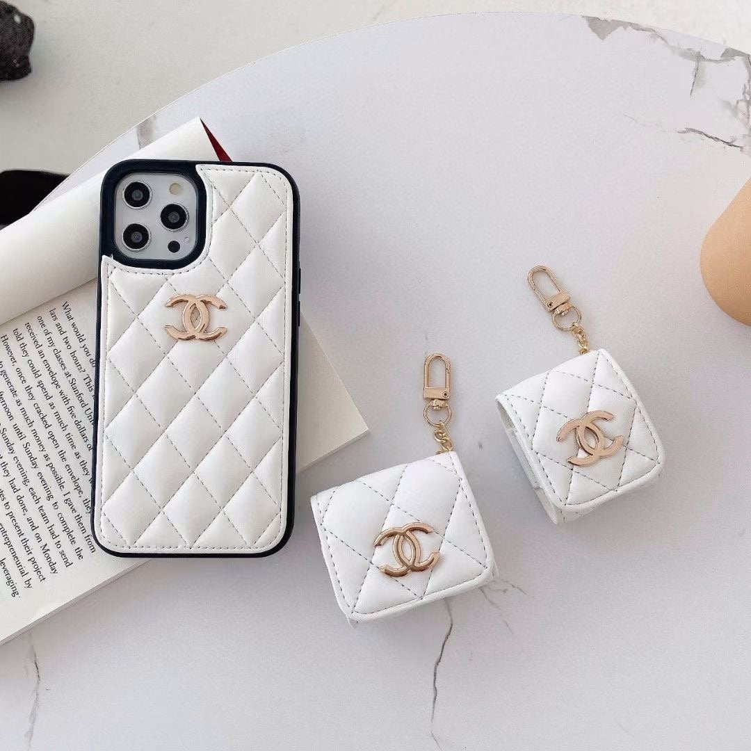 Latticed Pattern AirPods Case