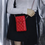 Lustige Handytasche aus Leder