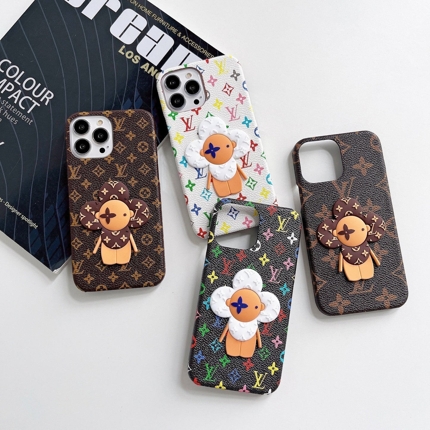 Flower Design Phone Case For iPhone