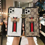 Crystal Bee Square Phone Case For iPhone - ERPOQ