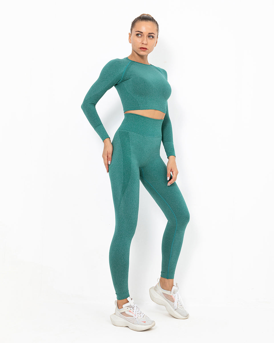 Felicity Nahtlose Leggings - Dunkelgrün