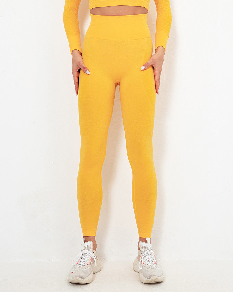 Felicity Nahtlose Leggings - Gelb