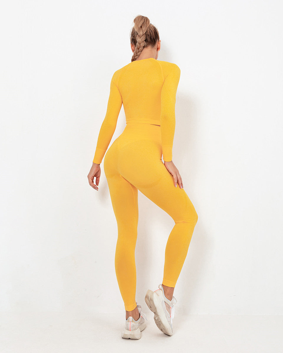 Felicity Nahtlose Leggings - Gelb