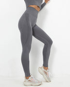 Felicity Nahtlose Leggings - Grau