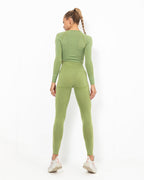Felicity Nahtlose Leggings - Grün