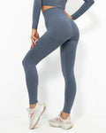 Felicity Nahtlose Leggings - Blaugrau