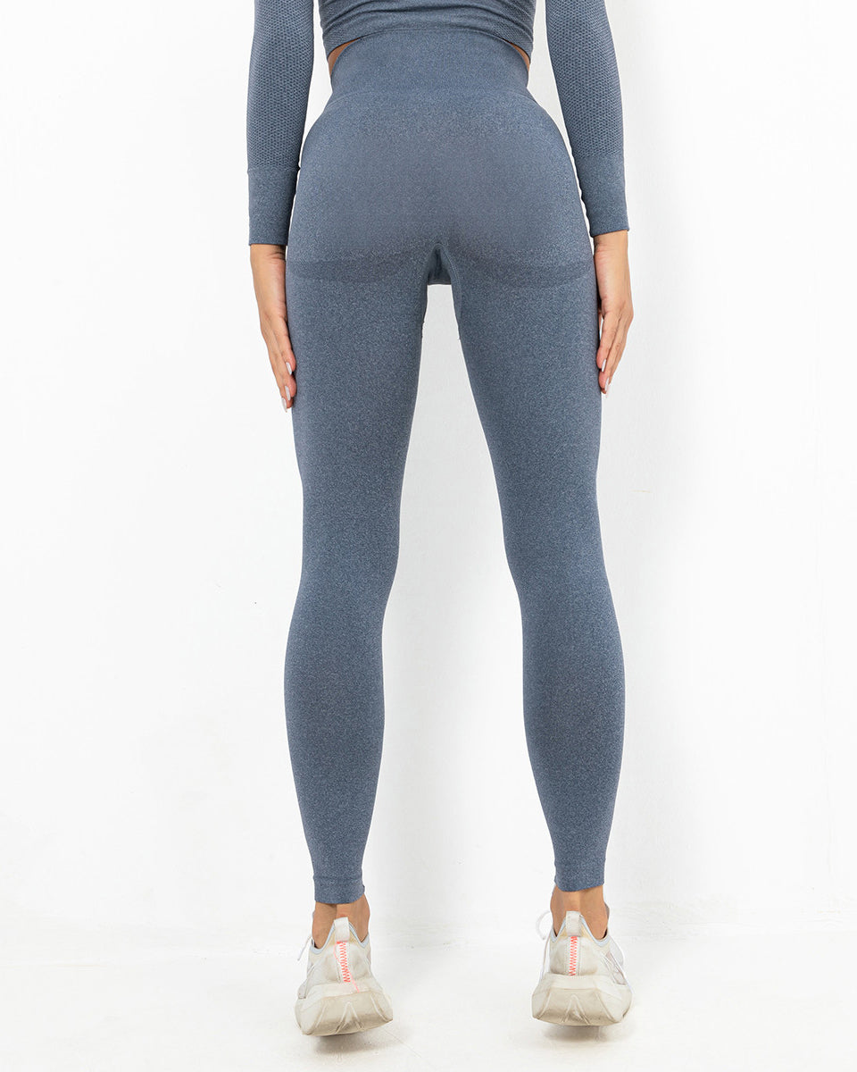 Felicity Nahtlose Leggings - Blaugrau