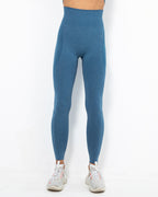 Felicity Nahtlose Leggings - Blau
