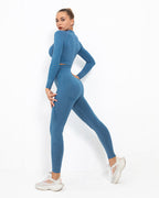 Felicity Nahtlose Leggings - Blau