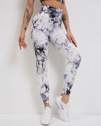 Fojo Dye Nahtlose Leggings - Weiß