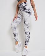 Fojo Dye Nahtlose Leggings - Weiß