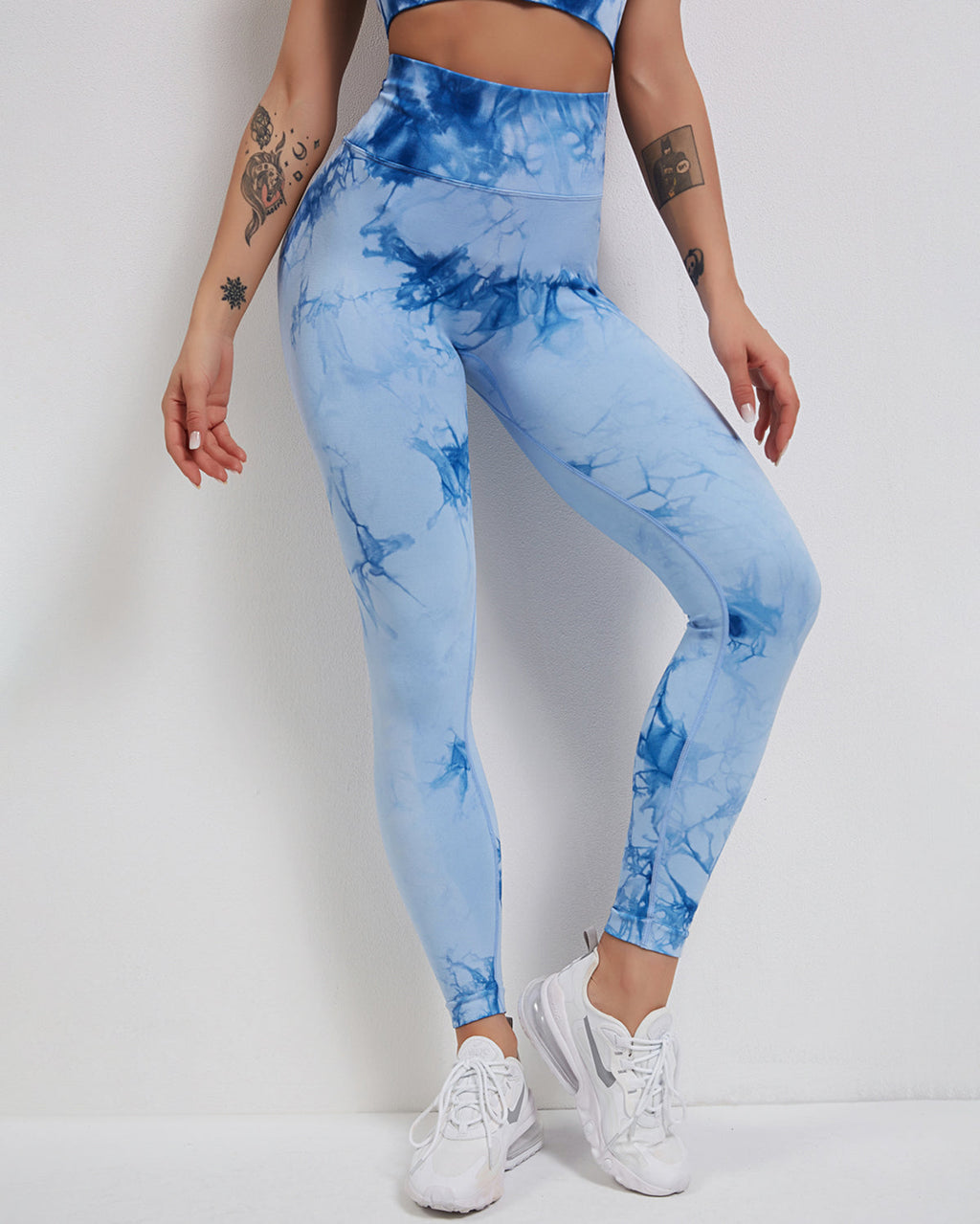 Fojo Dye Nahtlose Leggings - Blau