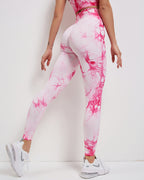 Fojo Dye Nahtlose Leggings - Rosa