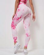 Fojo Dye Nahtlose Leggings - Rosa