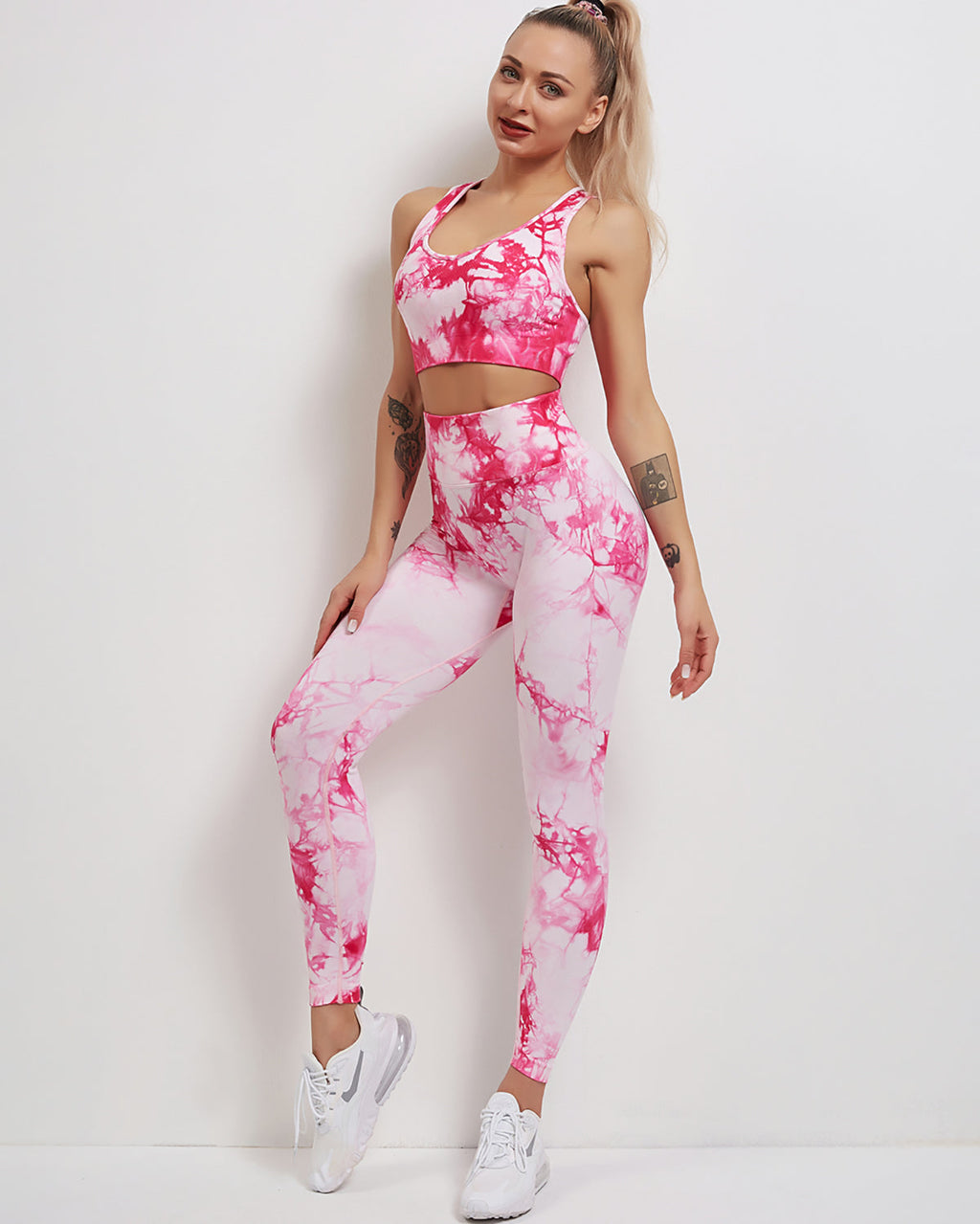 Fojo Dye Nahtlose Leggings - Rosa