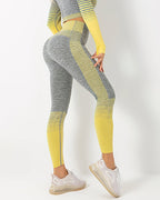 Nahtlose Leggings Harmony - Gelb
