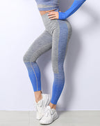 Nahtlose Leggings Harmony - Blau
