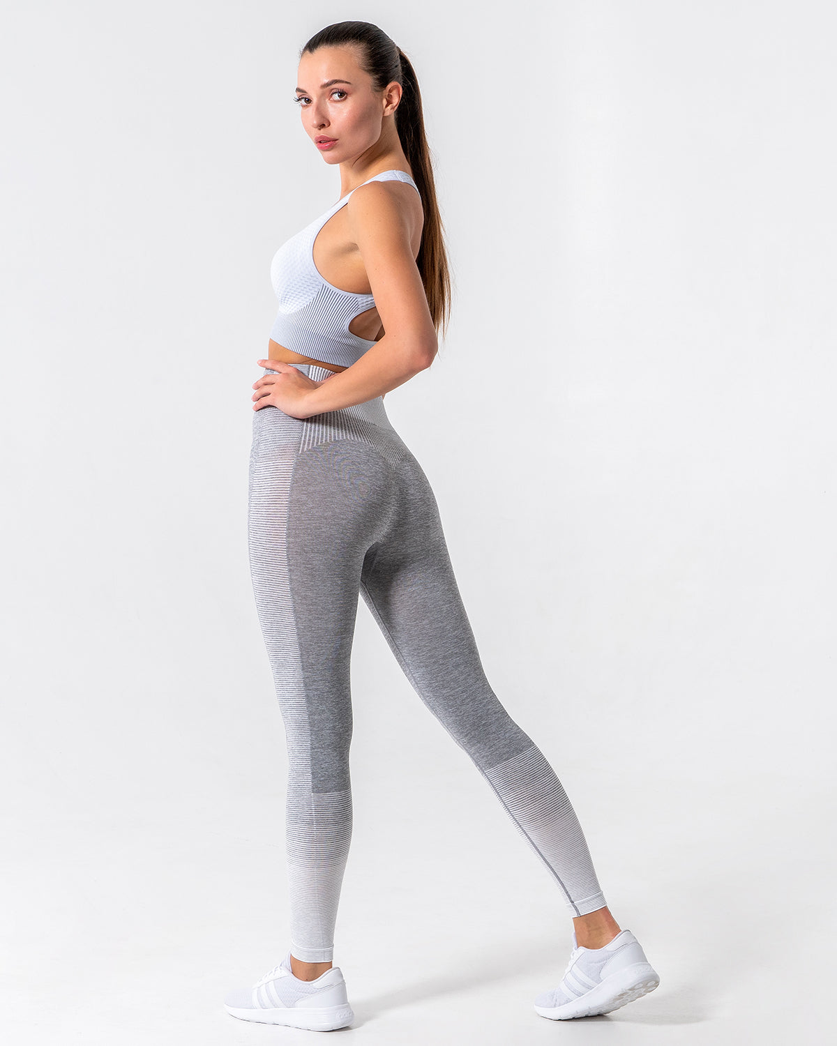 Nahtlose Leggings Harmony - Weiß