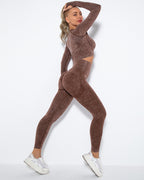 Idalyne Nahtlose Leggings - Braun