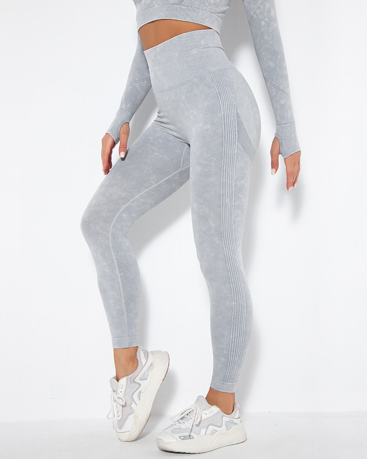 Idalyne Nahtlose Leggings - Grau
