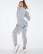Idalyne Nahtlose Leggings - Grau