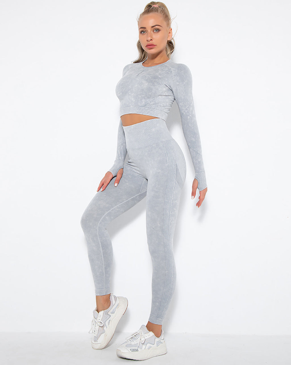 Idalyne Nahtlose Leggings - Grau